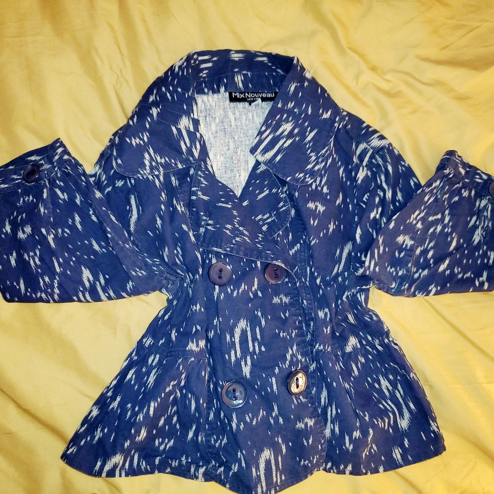 Navy and white  jacket